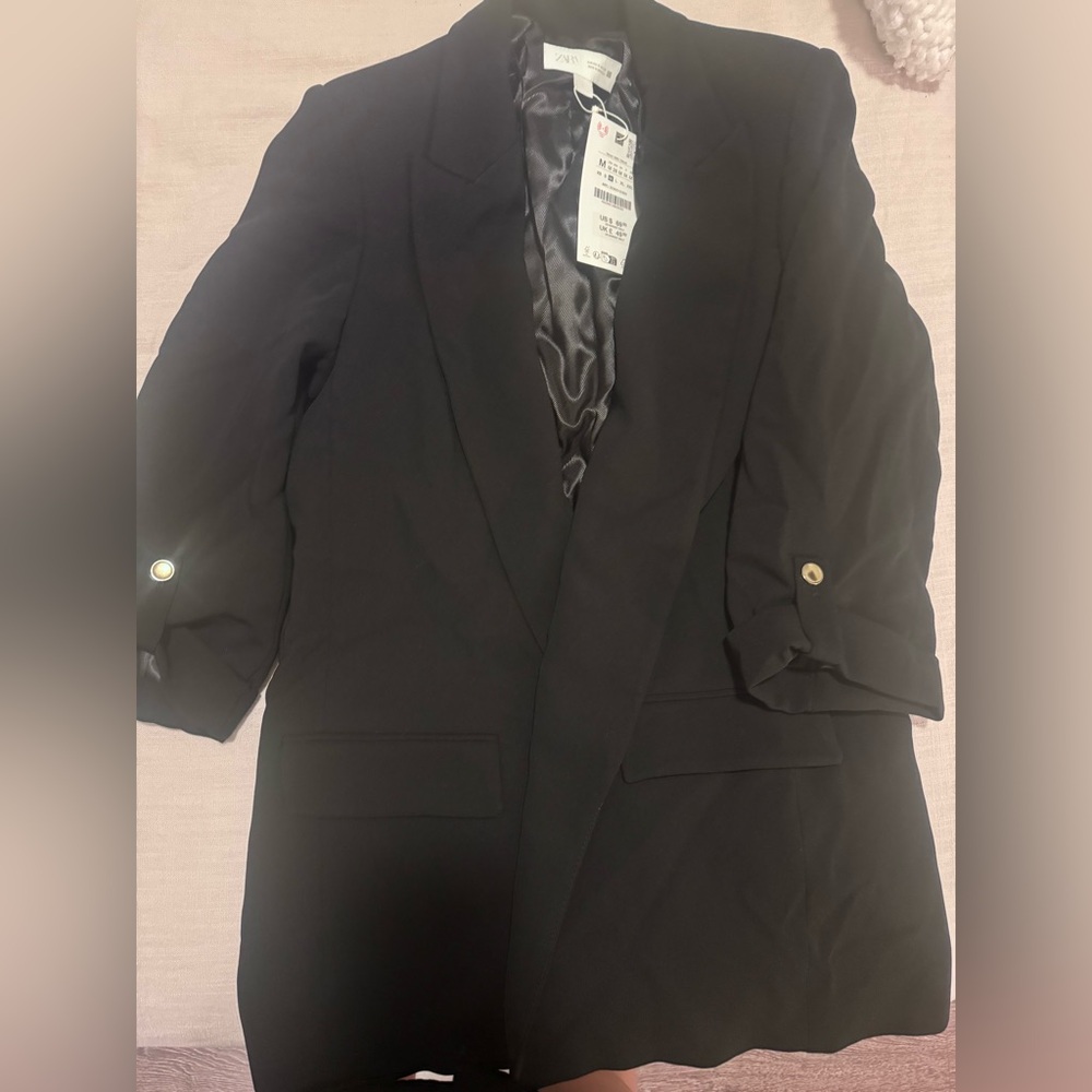 Zara Black Blazer NWT